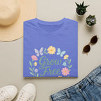 Grow Free Floral Wreath T-Shirt