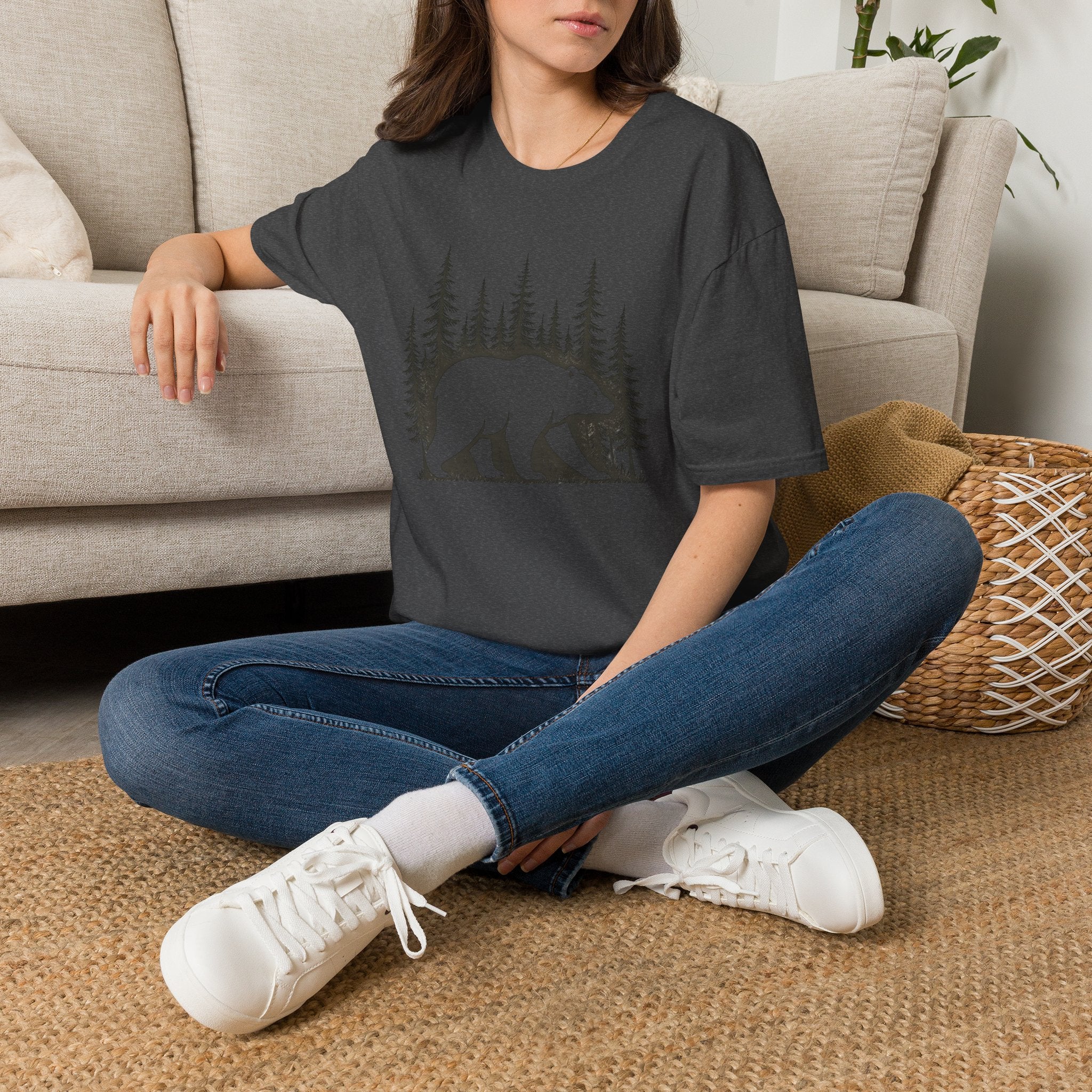 Forest Bear Silhouette T-Shirt