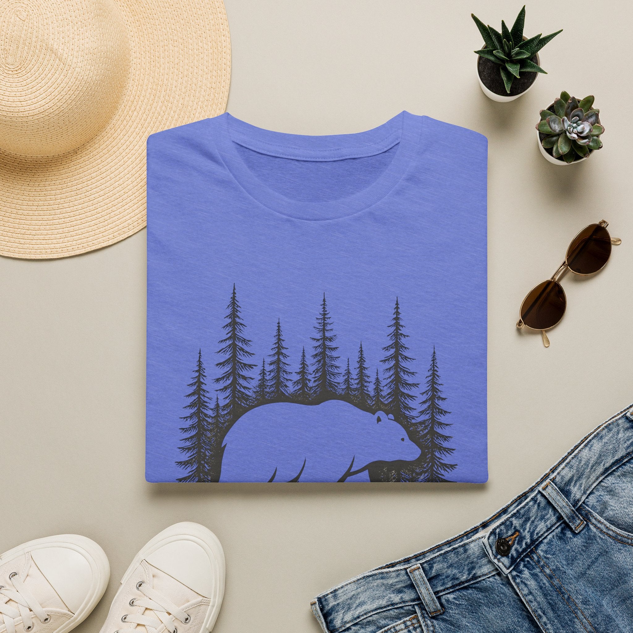 Forest Bear Silhouette T-Shirt