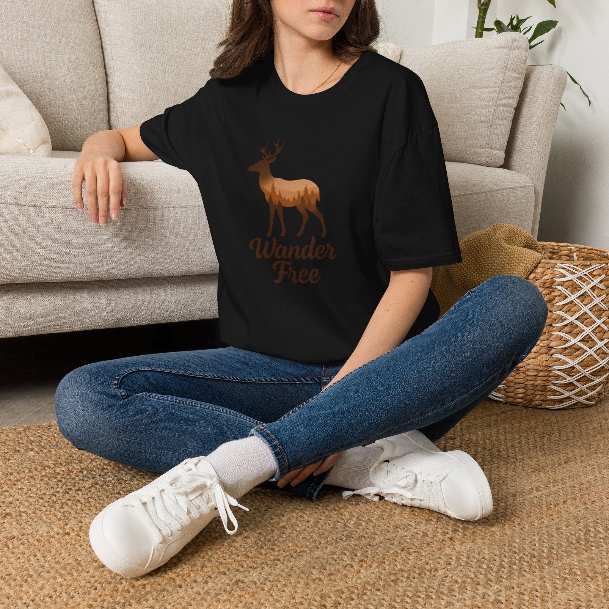 Moose Forest Silhouette T-Shirt