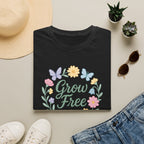 Grow Free Floral Wreath T-Shirt