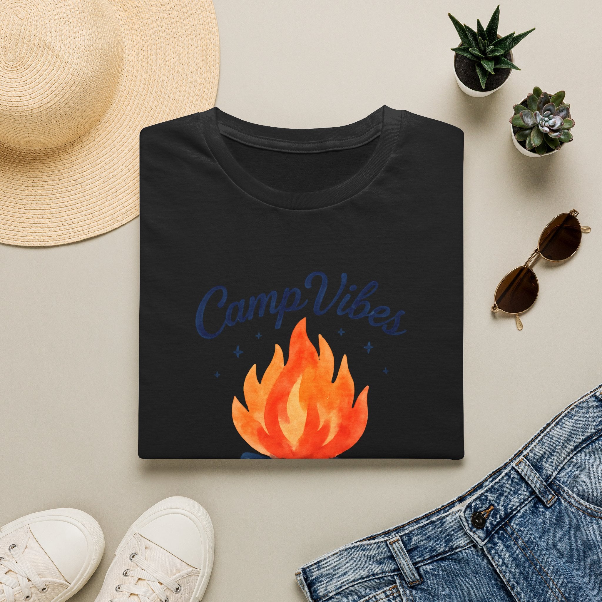 CampVibes Campfire Scene T-Shirt