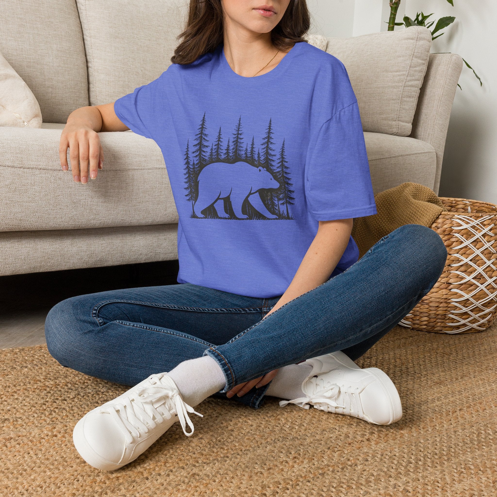 Forest Bear Silhouette T-Shirt