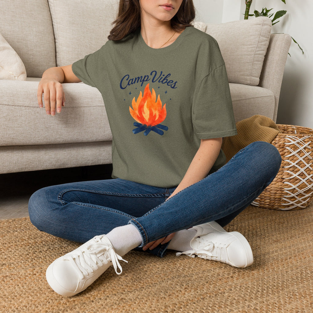 CampVibes Campfire Scene T-Shirt