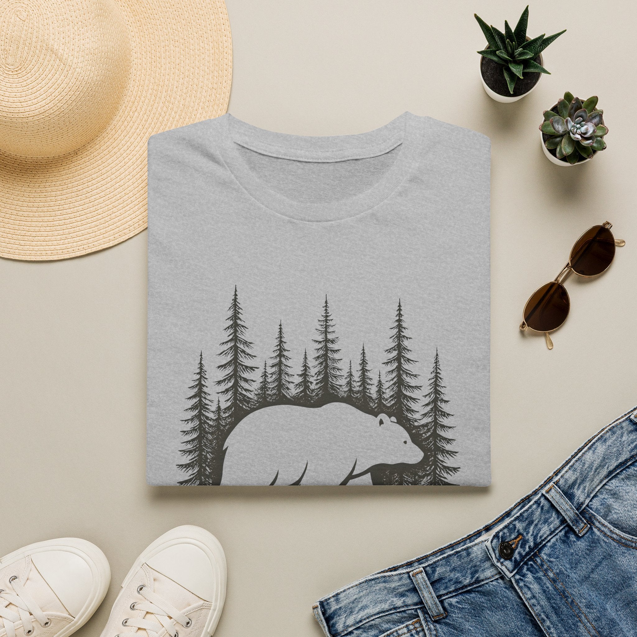 Forest Bear Silhouette T-Shirt