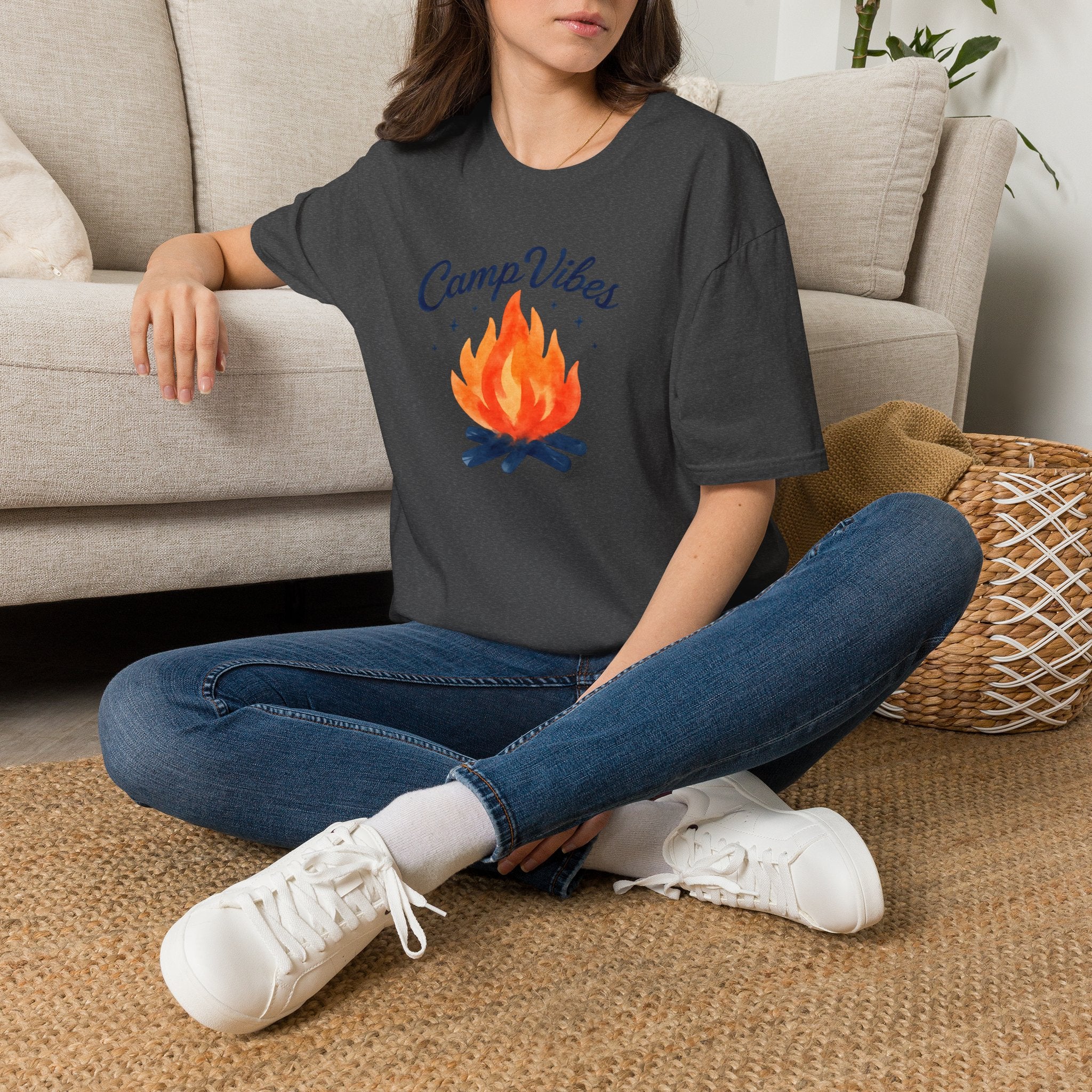 CampVibes Campfire Scene T-Shirt