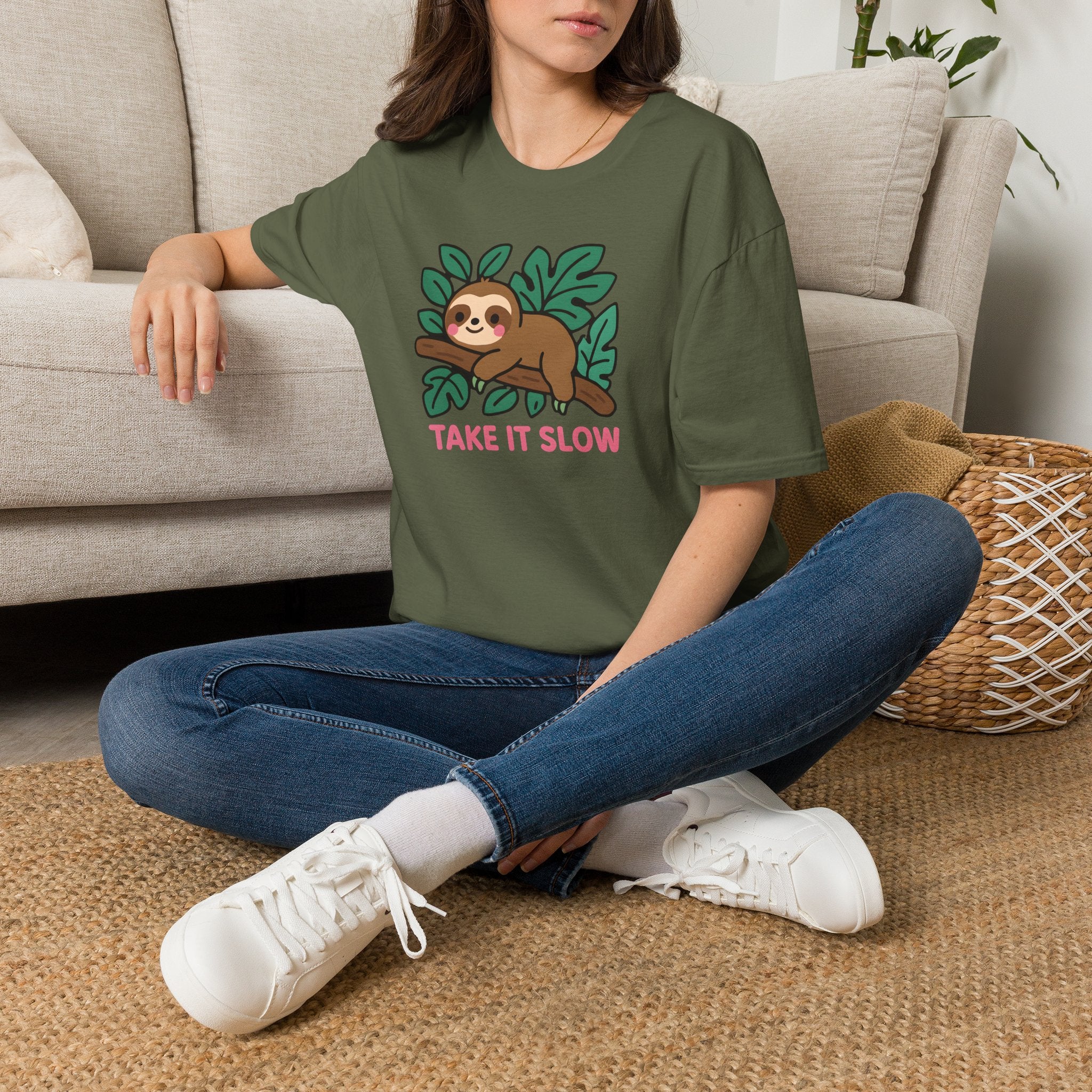 Sloth on a branch T-Shirt