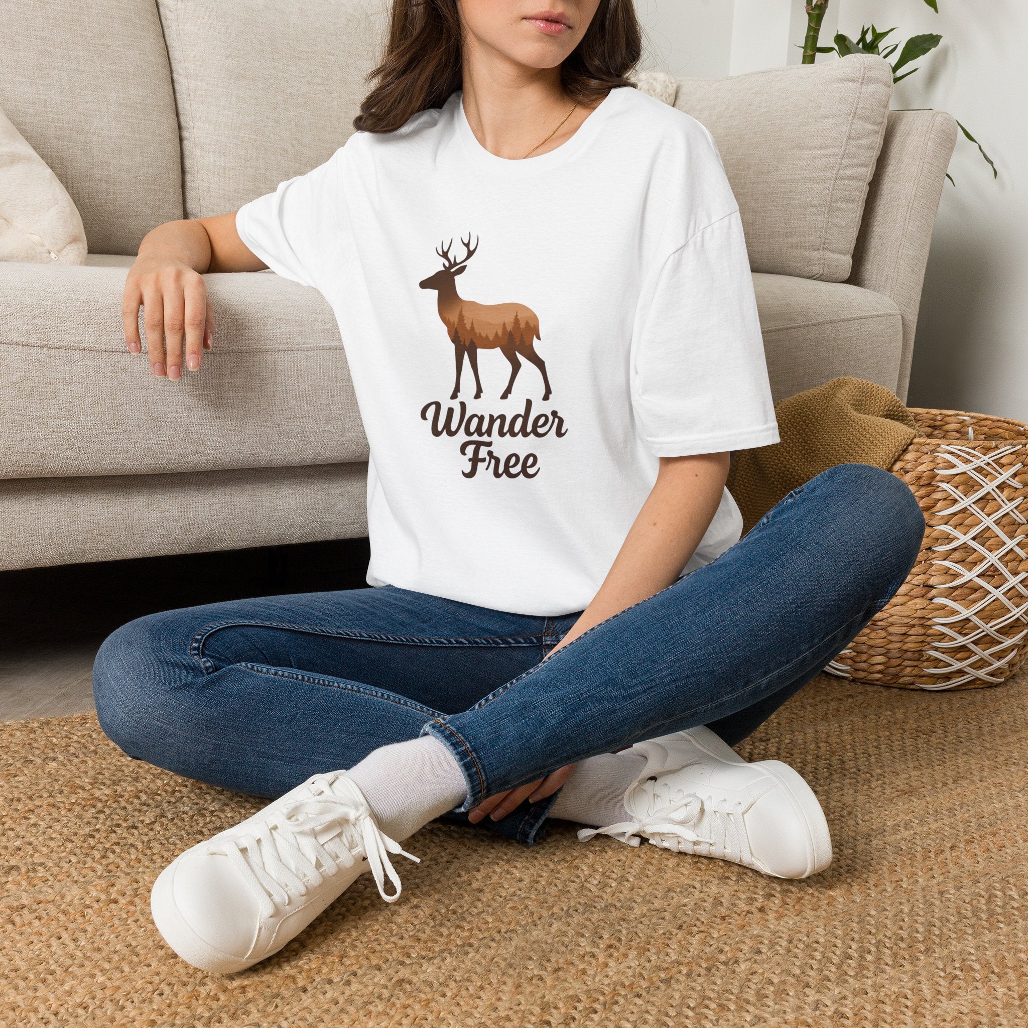 Moose Forest Silhouette T-Shirt
