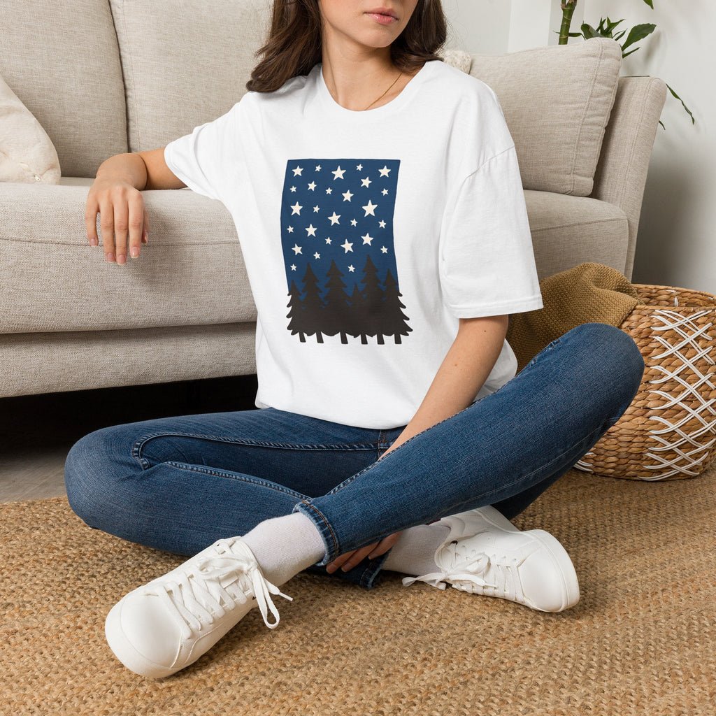 Starry Night Forest T-Shirt