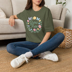 Grow Free Floral Wreath T-Shirt