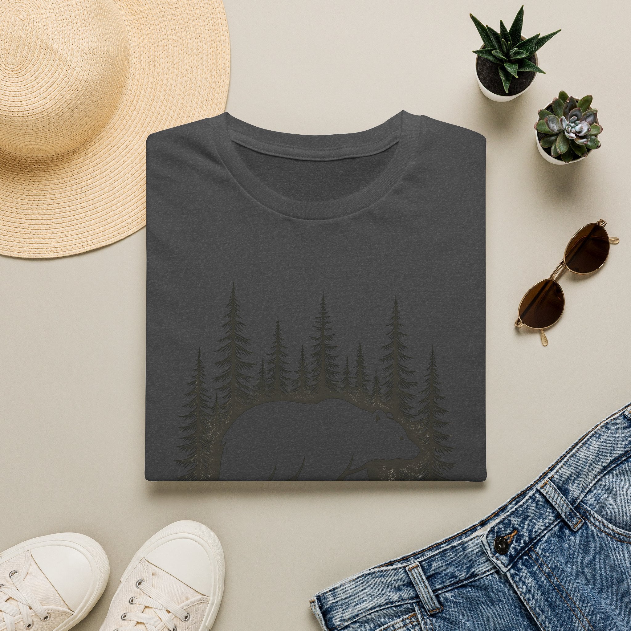 Forest Bear Silhouette T-Shirt