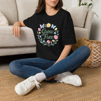 Grow Free Floral Wreath T-Shirt