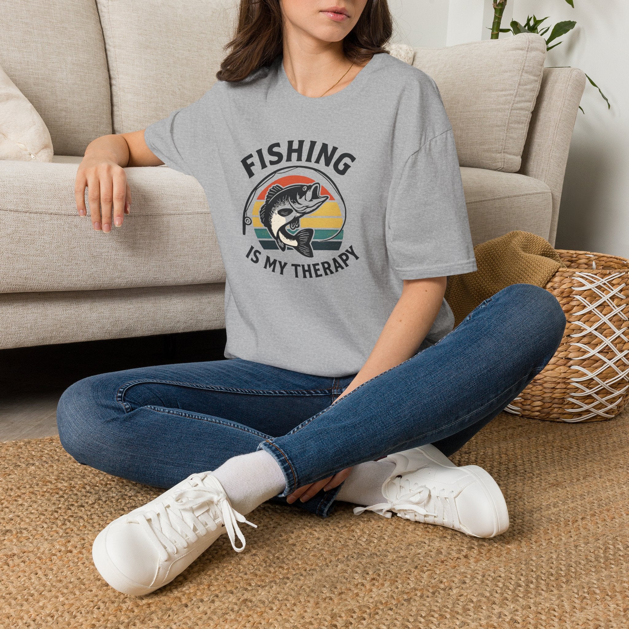 Fishing is my therapy T-Shirt