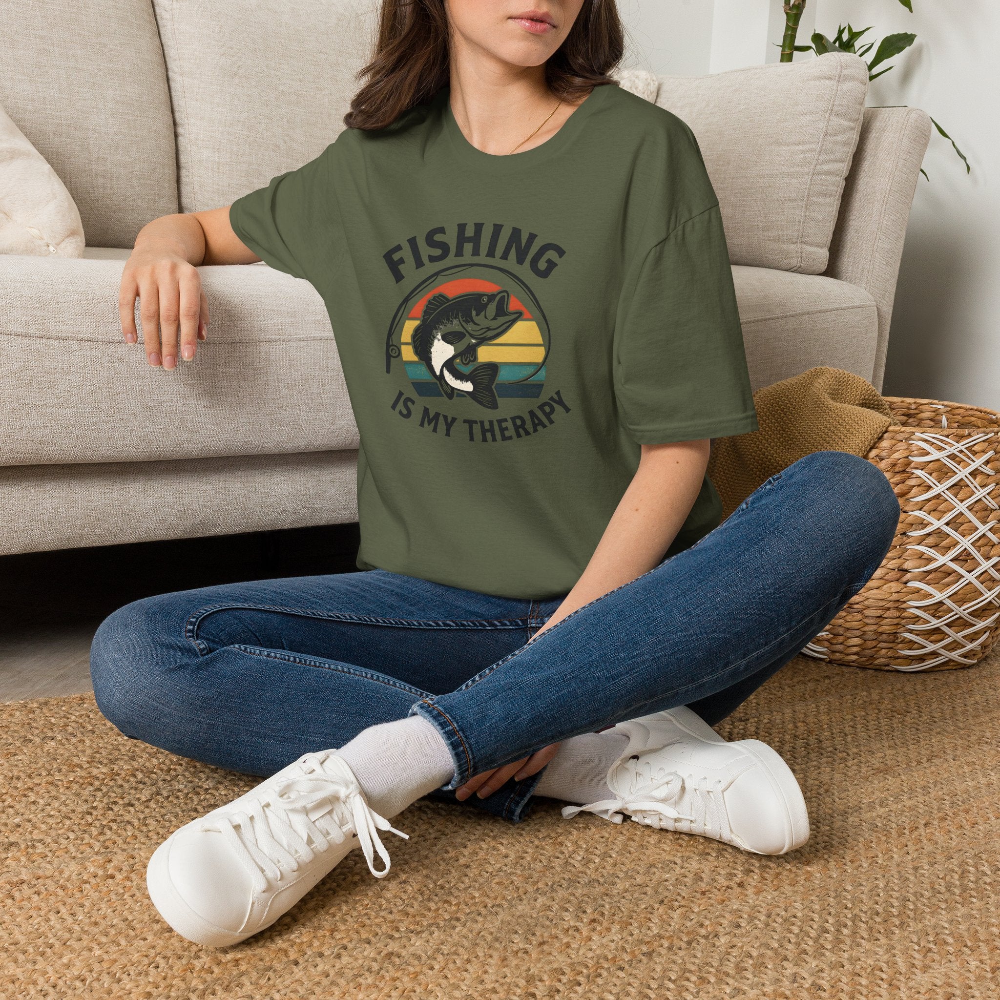 Fishing is my therapy T-Shirt