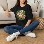 Floral Crown Portrait T-Shirt