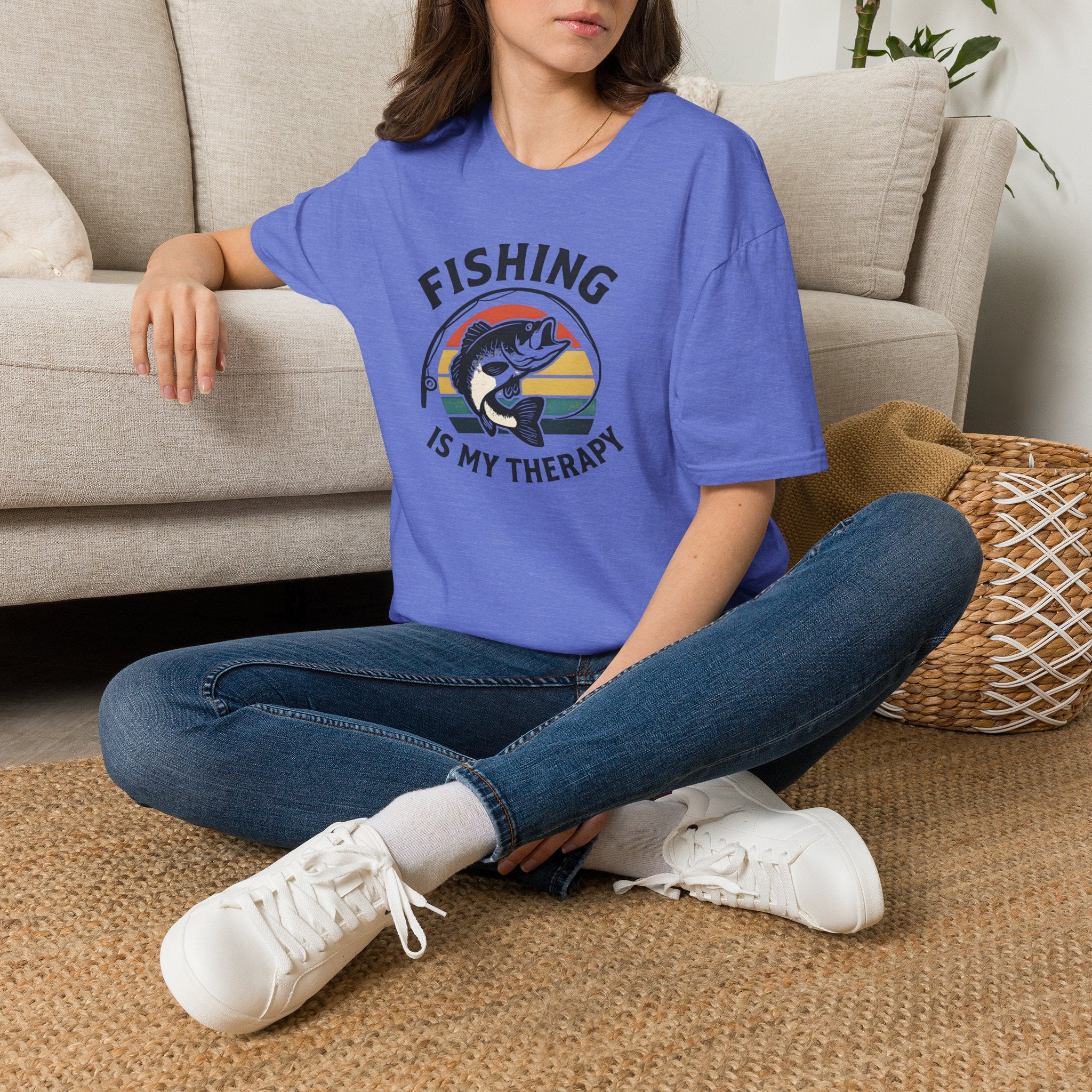 Fishing is my therapy T-Shirt