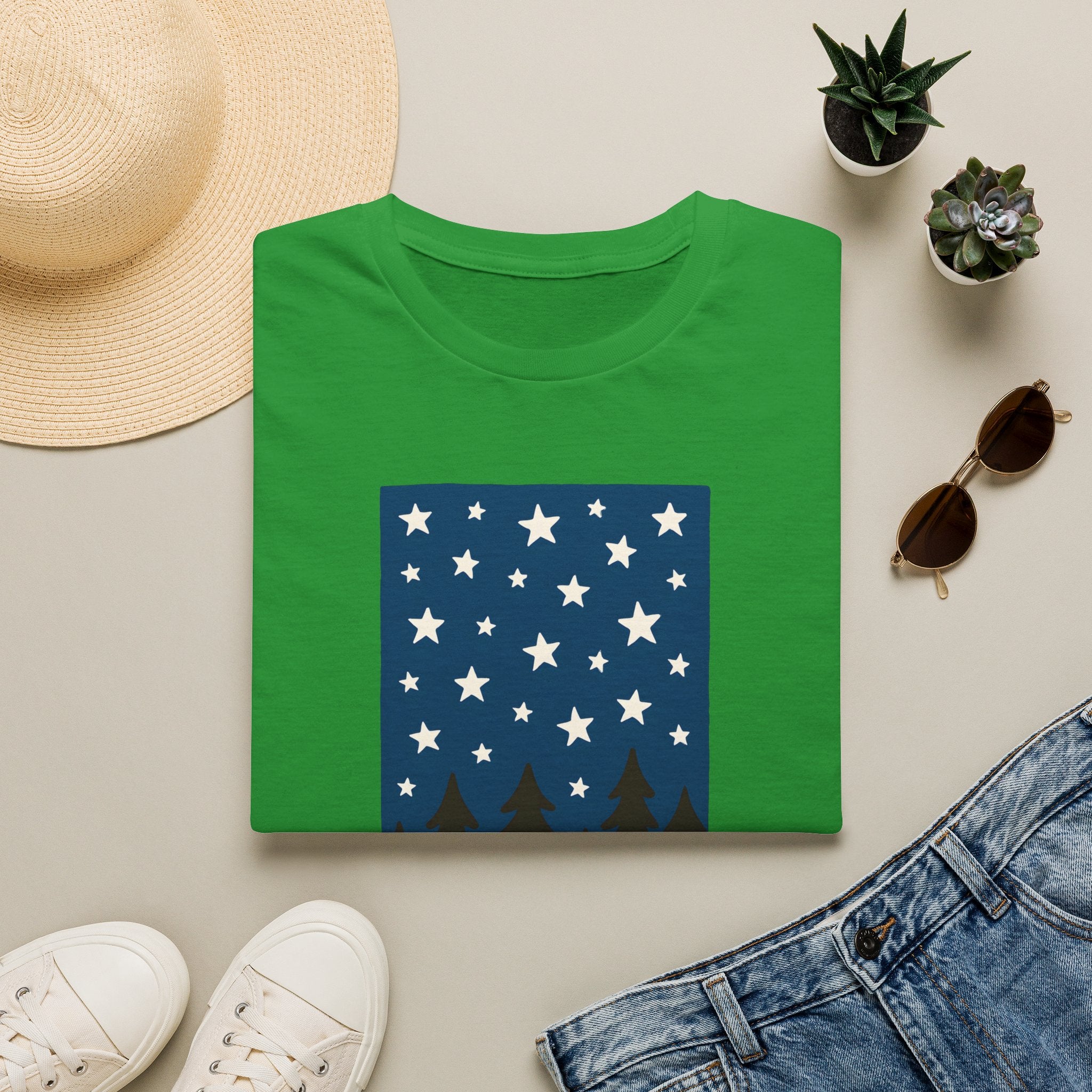 Starry Night Forest T-Shirt