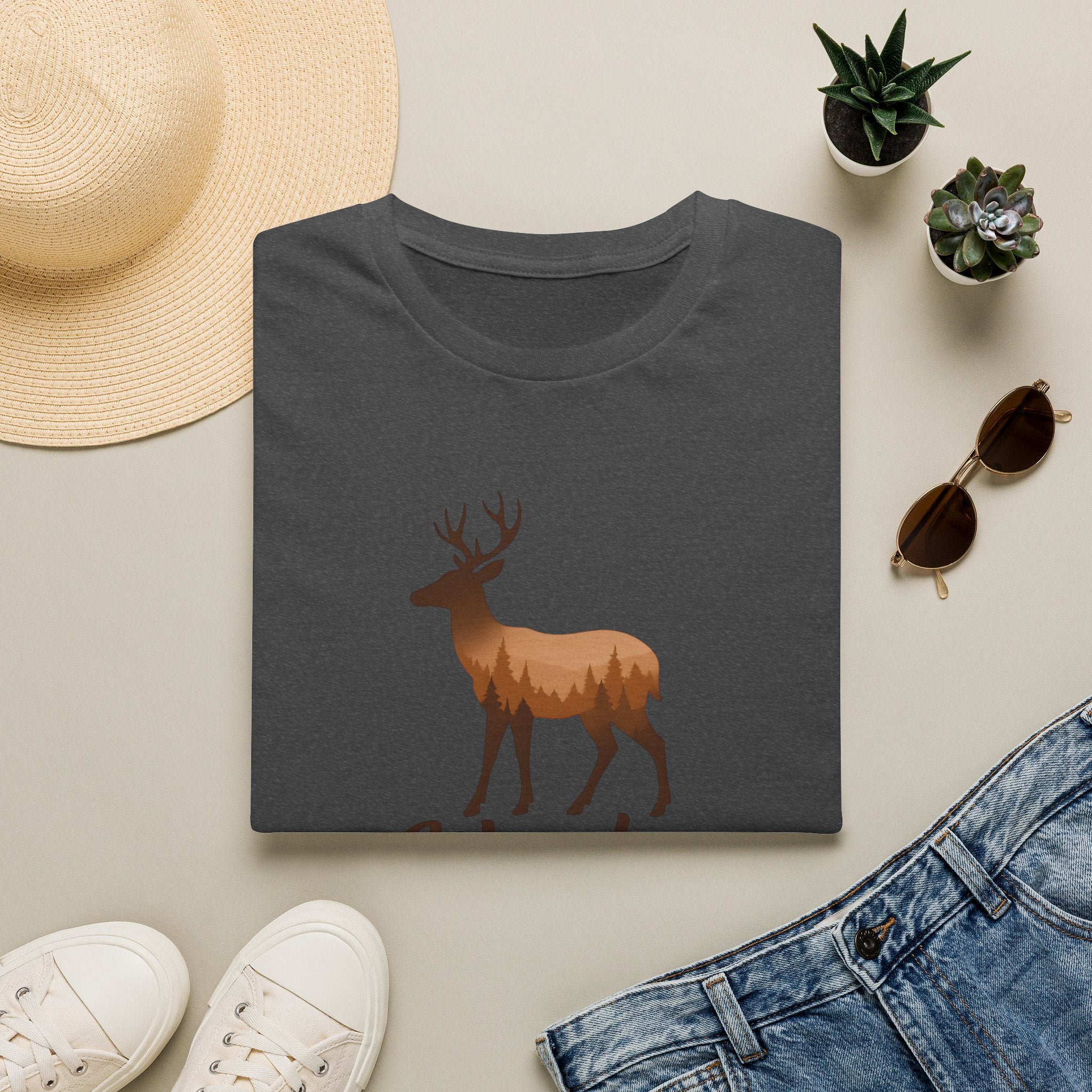 Moose Forest Silhouette T-Shirt