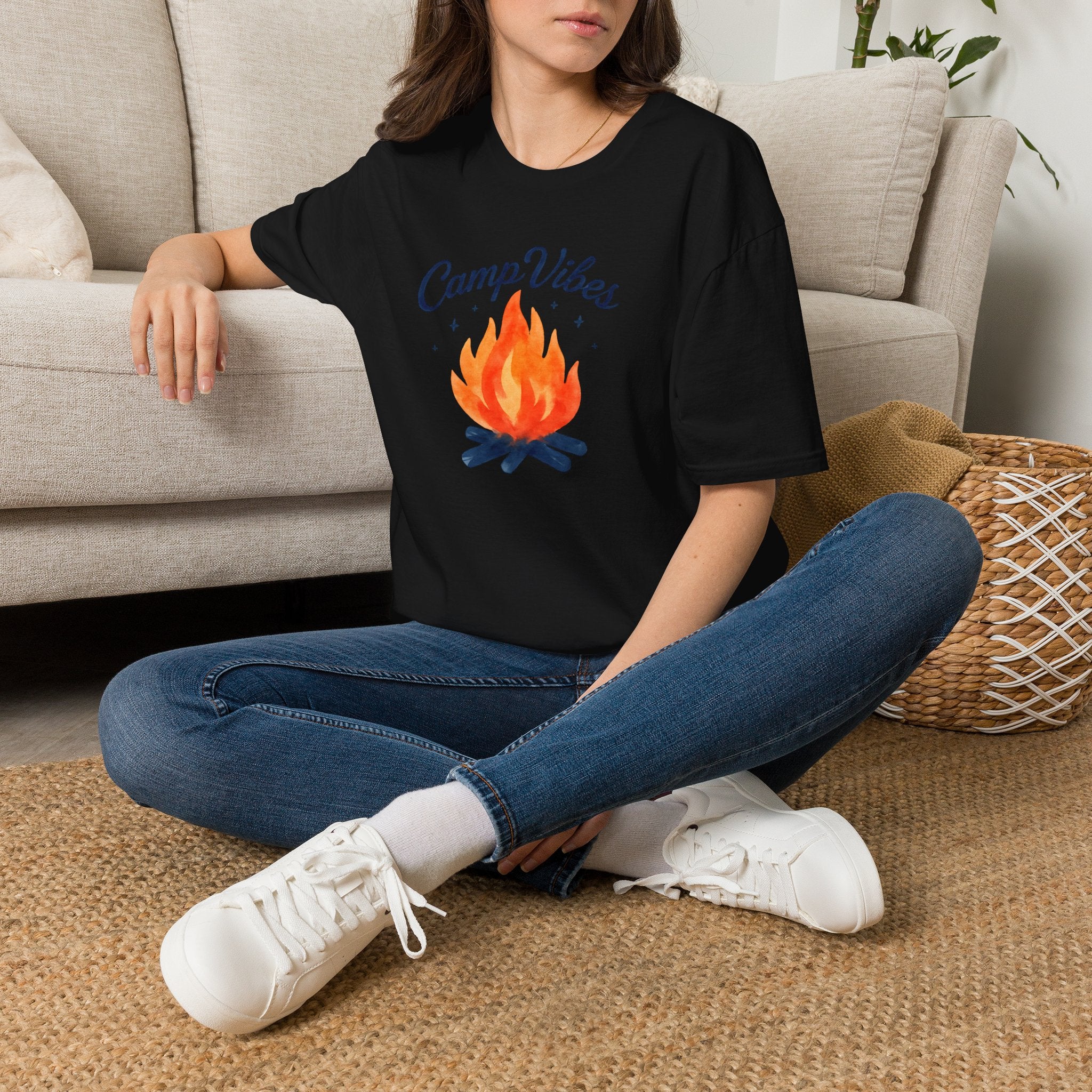 CampVibes Campfire Scene T-Shirt