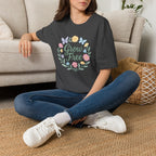 Grow Free Floral Wreath T-Shirt