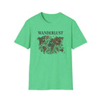 Lush Tropical Floral Scene T-Shirt