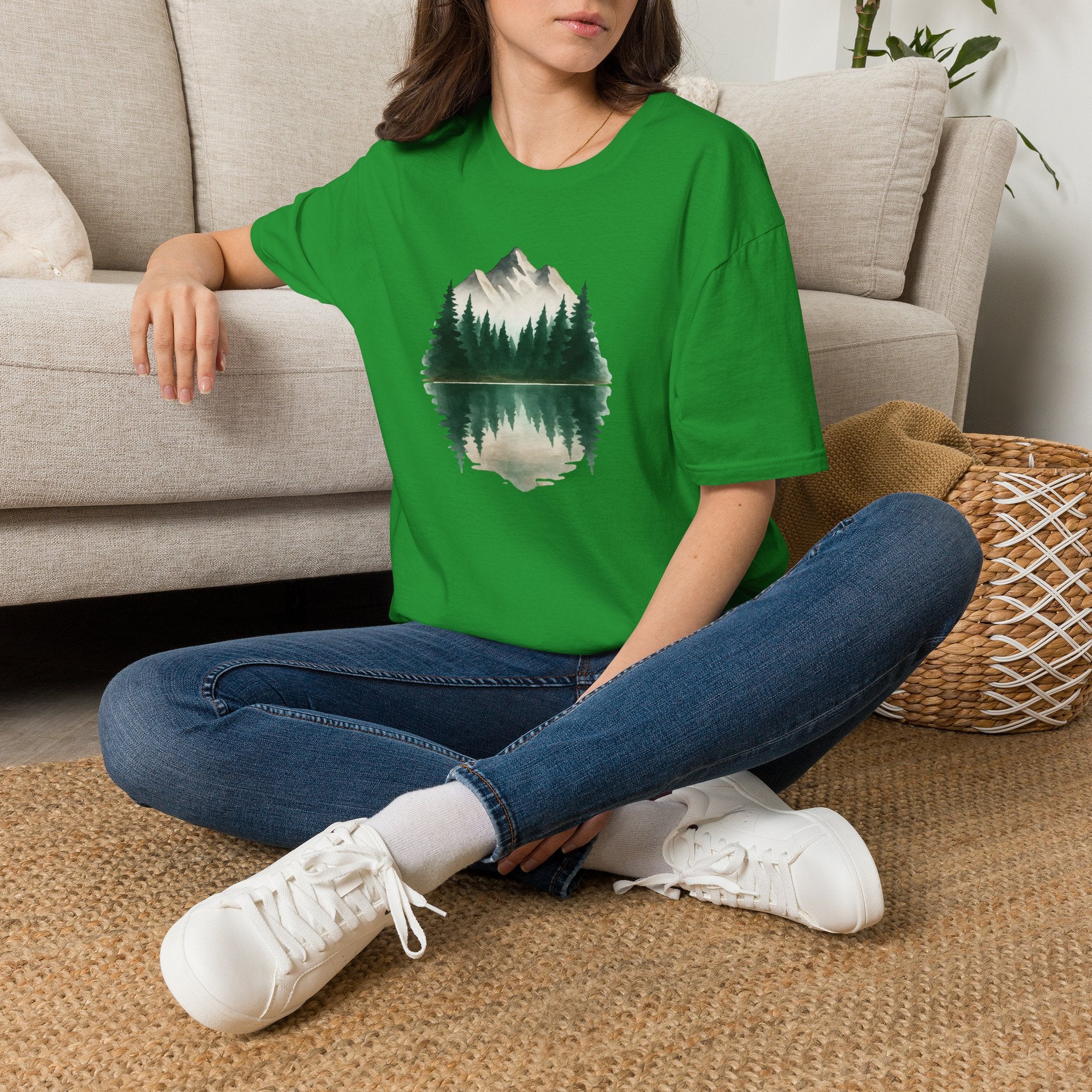 Mountain Lake Reflection T-Shirt