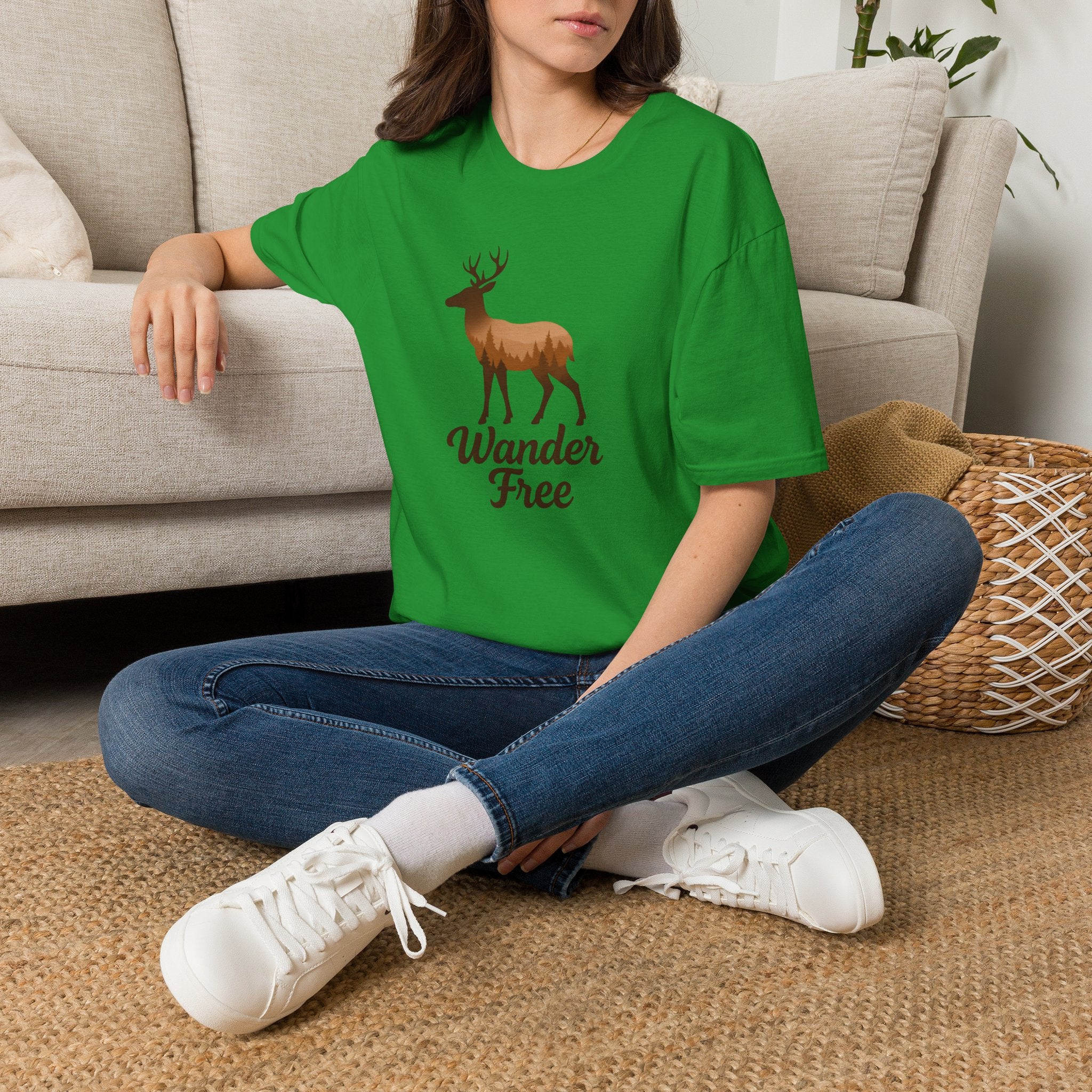 Moose Forest Silhouette T-Shirt