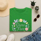Grow Free Floral Wreath T-Shirt