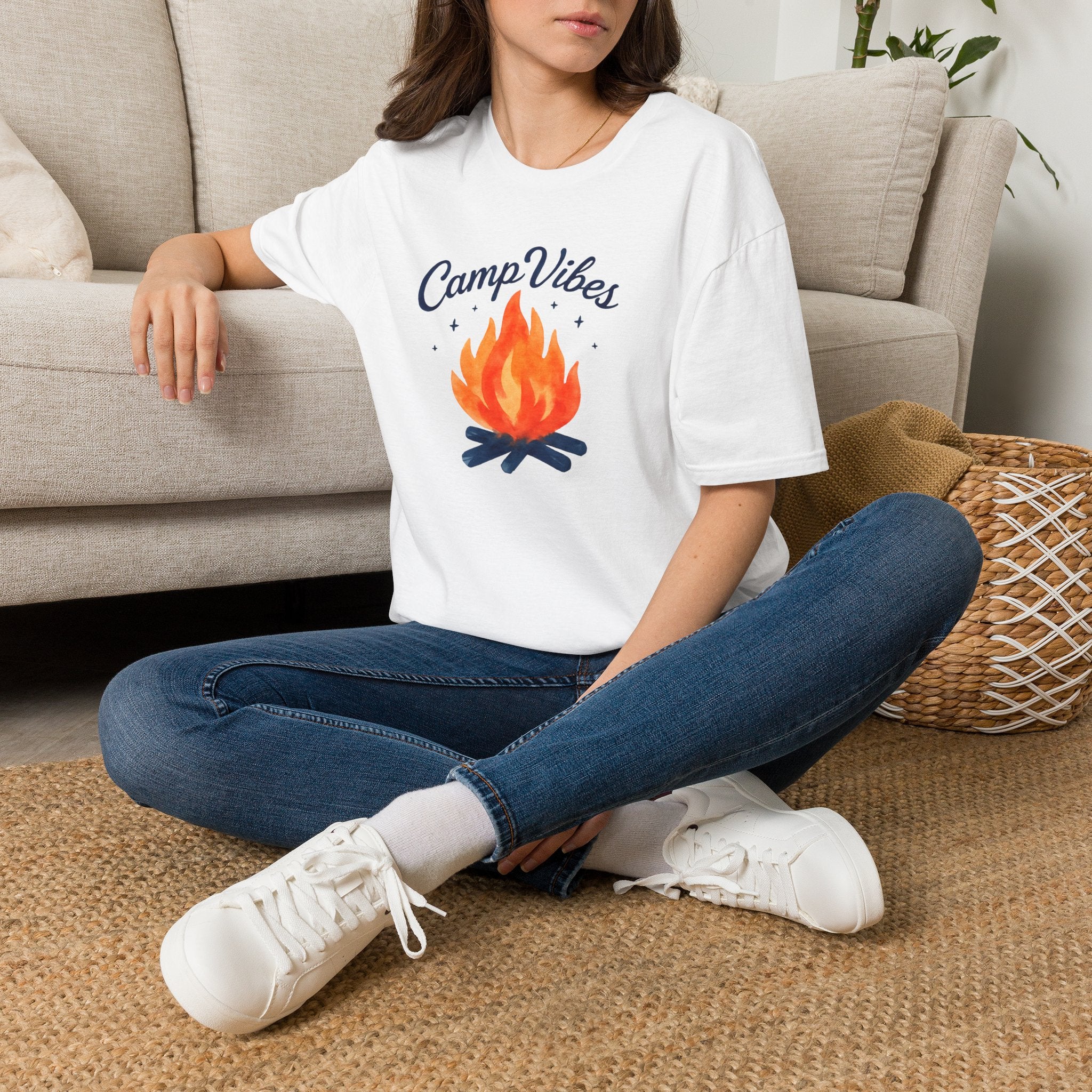 CampVibes Campfire Scene T-Shirt
