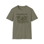 Lush Tropical Floral Scene T-Shirt