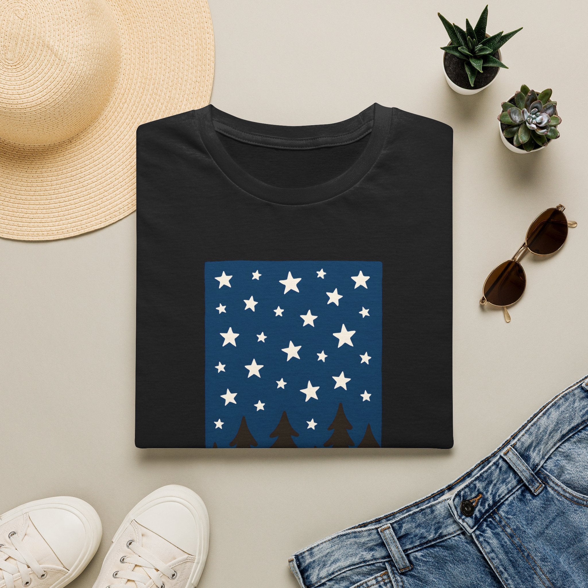 Starry Night Forest T-Shirt
